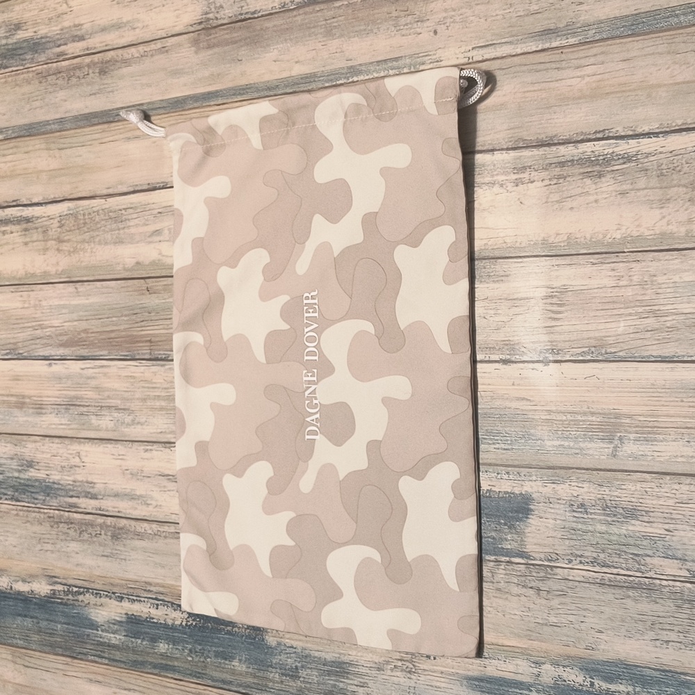 Dagne Dover Camo Drawstring Dust Bag